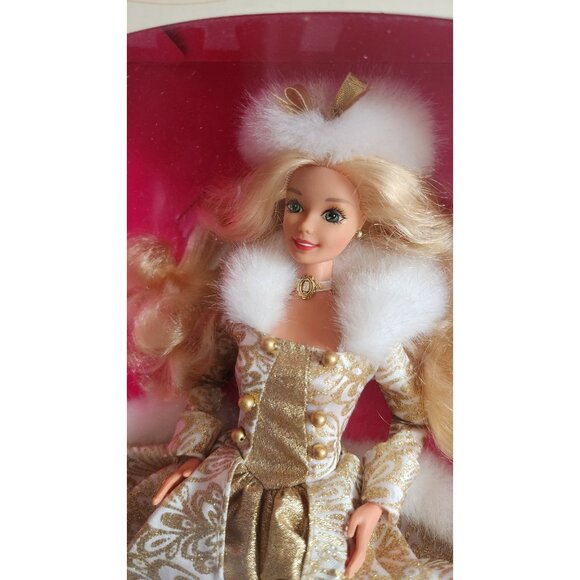 Vintage Mattel 1995 Winter Fantasy Blonde #15334 Special Edition Barbie Doll - Picture 8 of 9